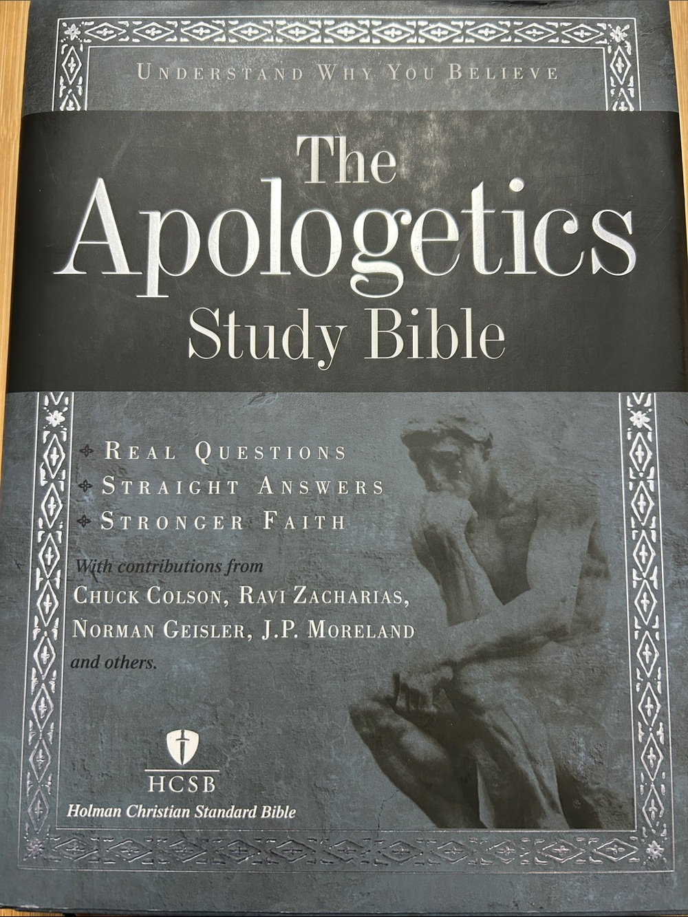 The Apologetics Study Bible - HCSB Edition (Black/Grey)
